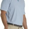 Outlet 🌟 FootJoy Men's Lisle Ministripe Golf Polo For Men Storm Blue/white 👏 -FootJoy Sales Store unnamed file 108