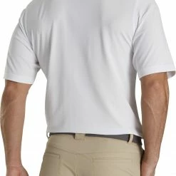 Cheap 🛒 FootJoy Men's Lisle Chestband Golf Polo For Men White/cape Red/storm Blue 😍 -FootJoy Sales Store unnamed file 112