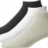 Best Sale 🥰 FootJoy Men's ComfortSof Sport Golf 🧦 Socks - 6 Pack For Men Black/white/tan 🧨