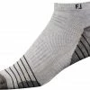 Budget 🎉 FootJoy Men's TechSof Tour Low Cut Golf 🧦 Socks For Men Grey 👏