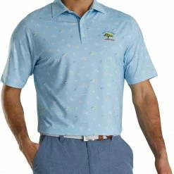 FootJoy Sales Store 10 Best deal π FootJoy Men's Stretch Lisle Golf Polo For Men Light Blue π
