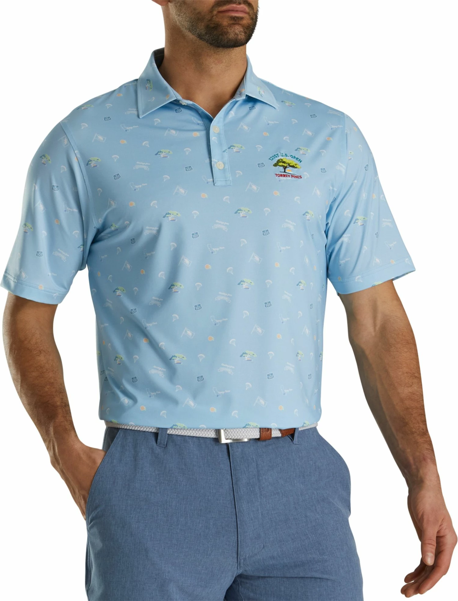 Best deal π FootJoy Men's Stretch Lisle Golf Polo For Men Light Blue π 3 Best deal π FootJoy Men's Stretch Lisle Golf Polo For Men Light Blue π