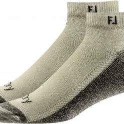 Deals 😍 FootJoy ProDry Sport Ankle 🧦 Socks 2-Pack For Men White/red 😀