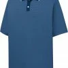 Best Pirce 🥰 FootJoy Men's Lisle Ministripe Short Sleeve Golf Polo For Men Navy 😍