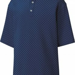 Best reviews of ✔️ FootJoy Men's Lisle Diamond Print Golf Polo For Men White/navy 😀