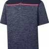 Promo 🎉 FootJoy Men's Space Dye Lisle Golf Polo For Men Navy 🛒