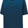 Flash Sale ⌛ FootJoy Men's Lisle Weather Print Short Sleeve Golf Polo For Men Navy 🎁 -FootJoy Sales Store unnamed file 323