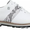 Hot Sale 🤩 FootJoy 👩 Women's DryJoys Premiere Series 21 Golf 👟 Shoes For 👩 Women White/snake ❤️
