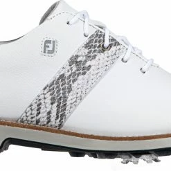 Hot Sale 🤩 FootJoy 👩 Women's DryJoys Premiere Series 21 Golf 👟 Shoes For 👩 Women White/snake ❤️