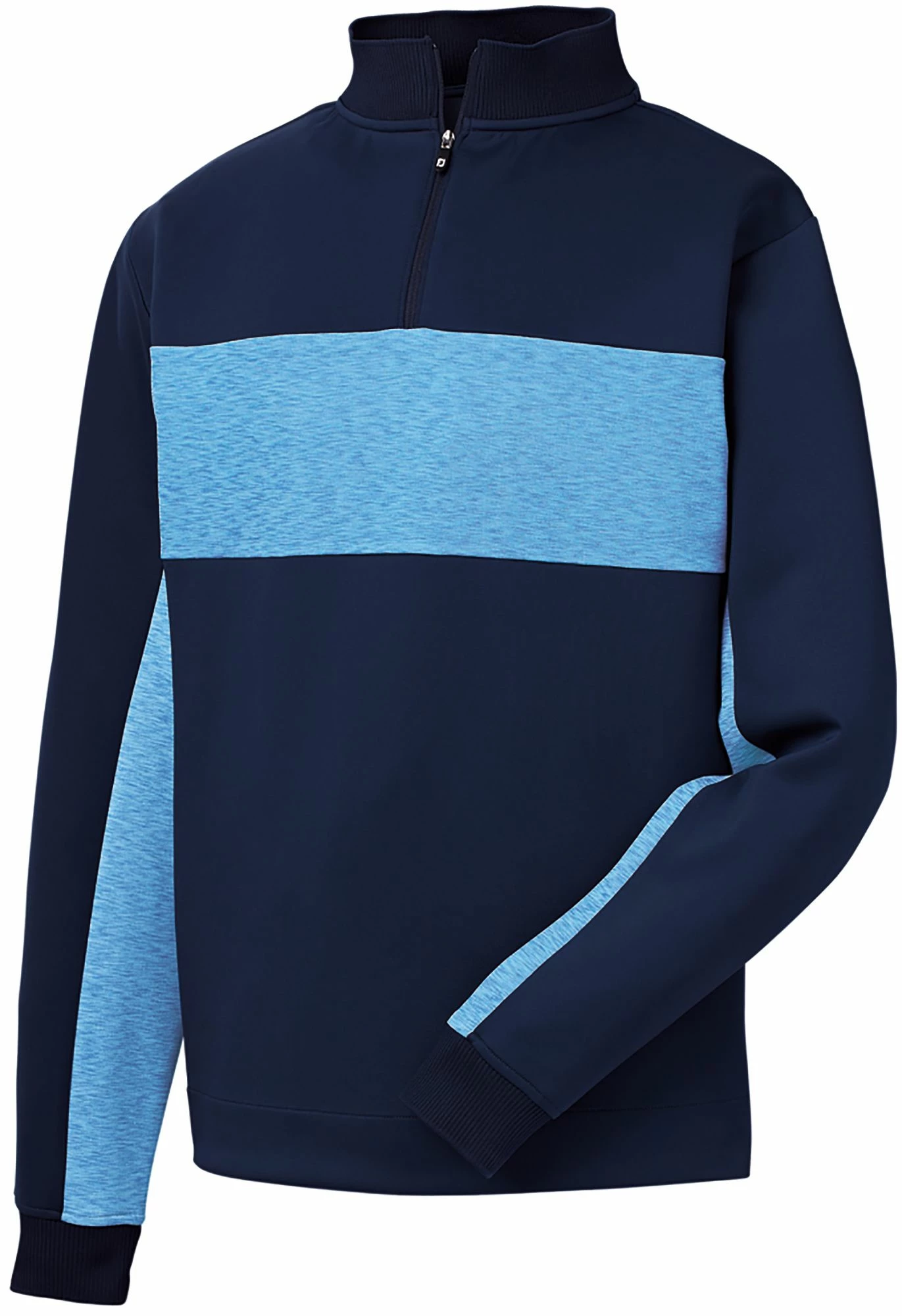 Promo π FootJoy Men's Double Jersey Pieced 1/4 Zip Golf Pullover For Men Navy/light Blue β 3 Promo π FootJoy Men's Double Jersey Pieced 1/4 Zip Golf Pullover For Men Navy/light Blue β