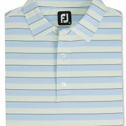 Best reviews of 👏 FootJoy Men's Regency Stripe Lisle Self Collar Golf Polo For Men Sky/mint 🎉 -FootJoy Sales Store unnamed file 399