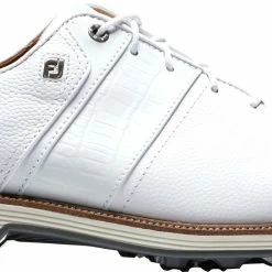 FootJoy Sales Store 31 Cheapest π€© FootJoy Men's DryJoys Premiere Series Packard Golf π Shoes For Men White β€οΈ