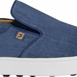 Hot Sale 😍 FootJoy Men's Club Casuals Spikeless Slip-On Golf 👞 Shoes For Men White 🌟