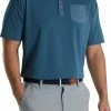 Top 10 🎉 FootJoy Men's Tonal Trim Solid Pocket Lisle Golf Polo For Men Ink 😉 -FootJoy Sales Store unnamed file 426