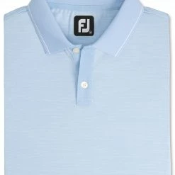 Budget 🎉 FootJoy Men's Broken Pinstripe Lisle Knit Collar Golf Polo For Men Sky/white ✨ -FootJoy Sales Store unnamed file 440