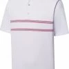 Cheap 🧨 FootJoy Men's Double Band Lisle Knit Collar Golf Polo For Men White 🤩