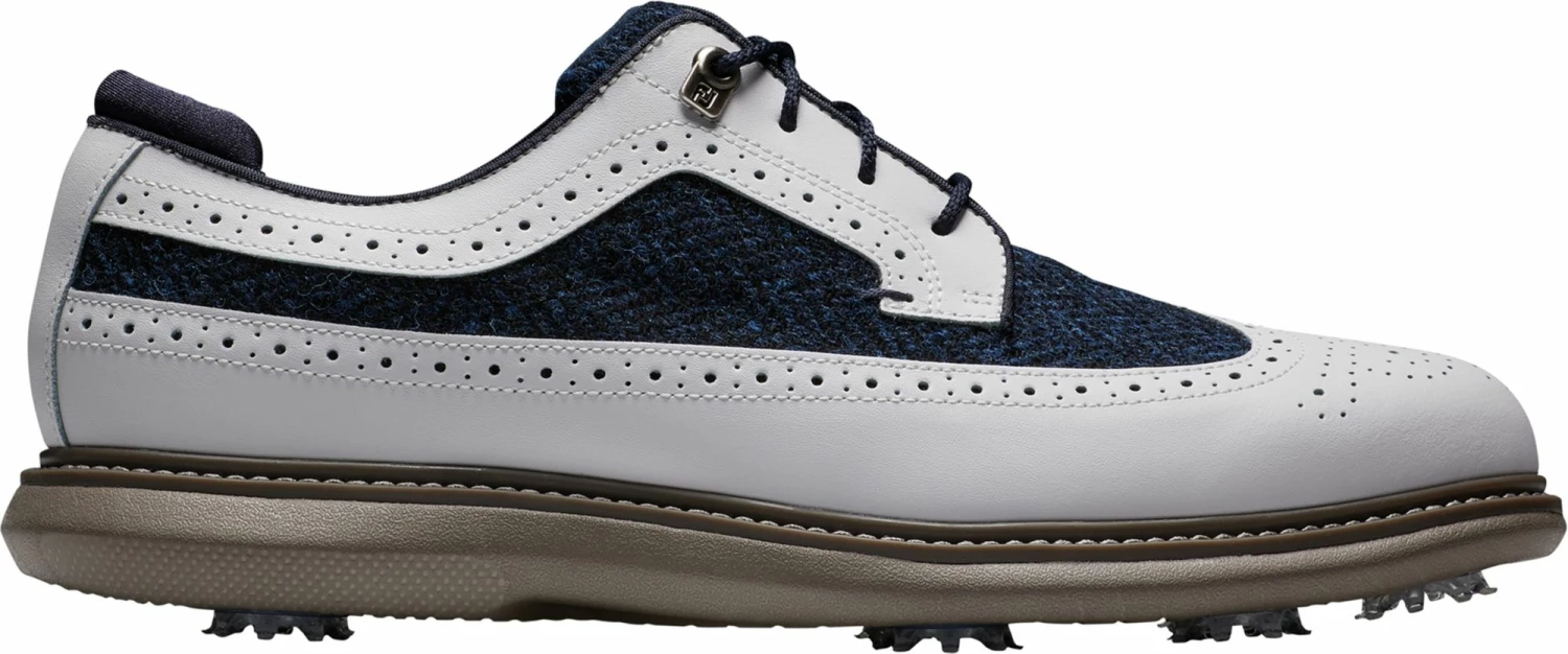 Flash Sale π FootJoy X Harris Tweed Men's Traditions Wing Tip Golf π Shoes For Men White/multi β 3 Flash Sale π FootJoy X Harris Tweed Men's Traditions Wing Tip Golf π Shoes For Men White/multi β