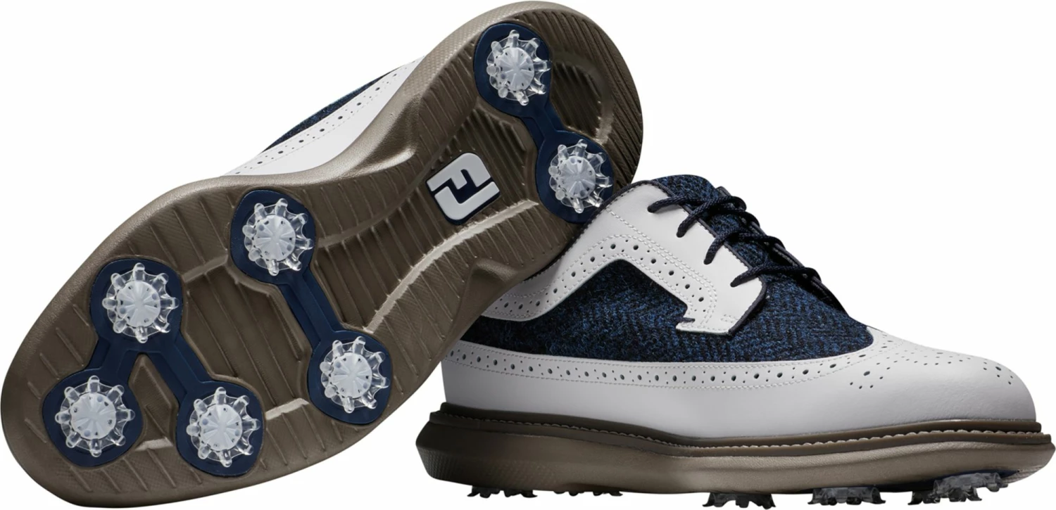 Flash Sale π FootJoy X Harris Tweed Men's Traditions Wing Tip Golf π Shoes For Men White/multi β 7 Flash Sale π FootJoy X Harris Tweed Men's Traditions Wing Tip Golf π Shoes For Men White/multi β - Image 5