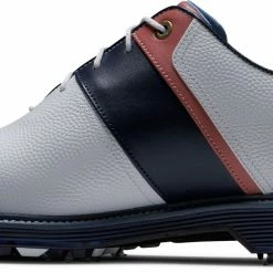 Flash Sale 🥰 FootJoy Men's DryJoys Premiere Series ☀️ Summer Classic Pack Golf 👞 Shoes For Men White/navy/orange ✨ -FootJoy Sales Store unnamed file 482