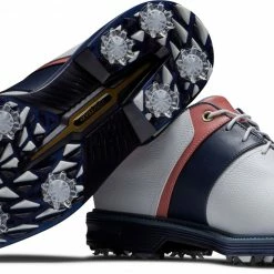 Flash Sale 🥰 FootJoy Men's DryJoys Premiere Series ☀️ Summer Classic Pack Golf 👞 Shoes For Men White/navy/orange ✨ -FootJoy Sales Store unnamed file 484