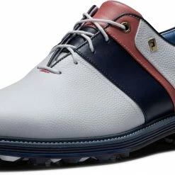 Flash Sale 🥰 FootJoy Men's DryJoys Premiere Series ☀️ Summer Classic Pack Golf 👞 Shoes For Men White/navy/orange ✨ -FootJoy Sales Store unnamed file 486