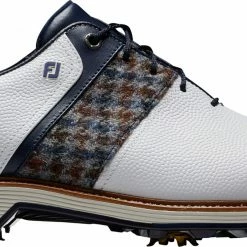 Top 10 😉 FootJoy X Harris Tweed Men's Premiere Series Packard Golf 👞 Shoes For Men White/multi ✔️
