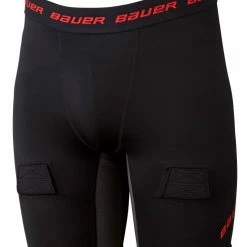 Best Pirce 💯 Bauer Senior Essential Jock Shorts For Men Black 👏