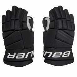 Brand new 👍 Bauer Senior Vapor Volt Hockey Gloves For 👩 Women Black/white 😍