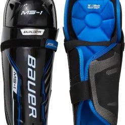 Best Sale 😍 Bauer Junior MS1 Hockey Shin Guards For Unisex 🧨